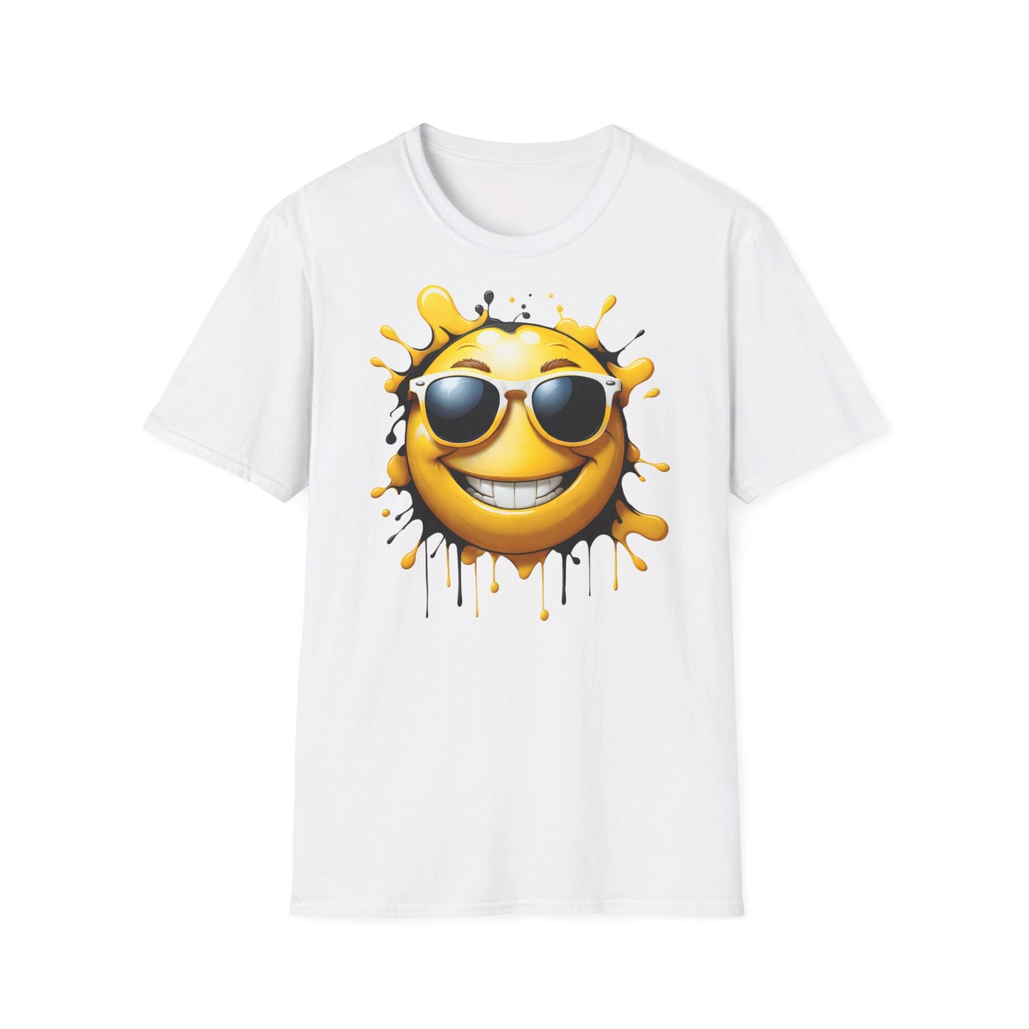 Sonnenbrillen-Emoji Softstyle T-Shirt (Unisex)