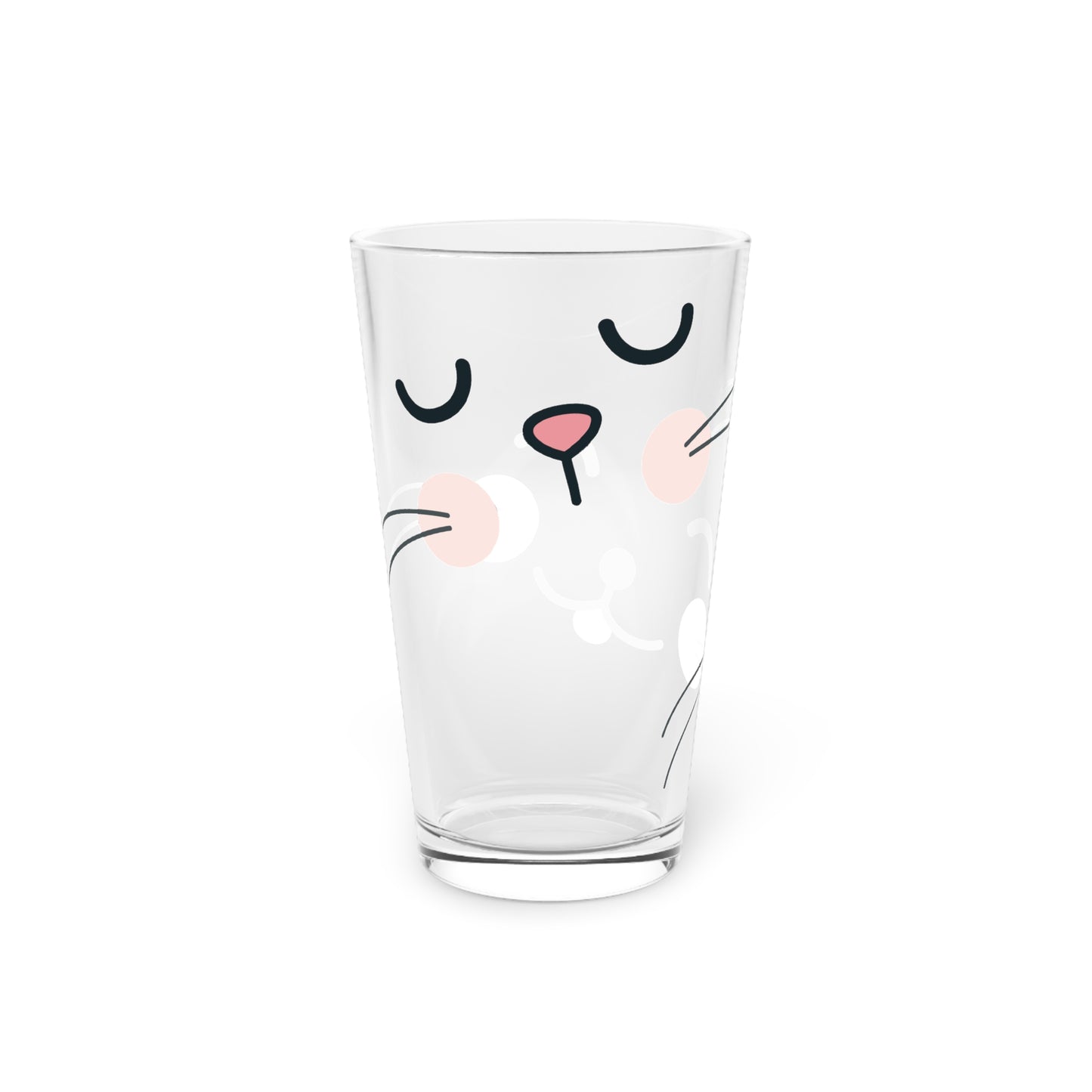 Hasengesichter - Pint-Glas
