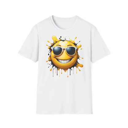 Sonnenbrillen-Emoji Softstyle T-Shirt (Unisex)