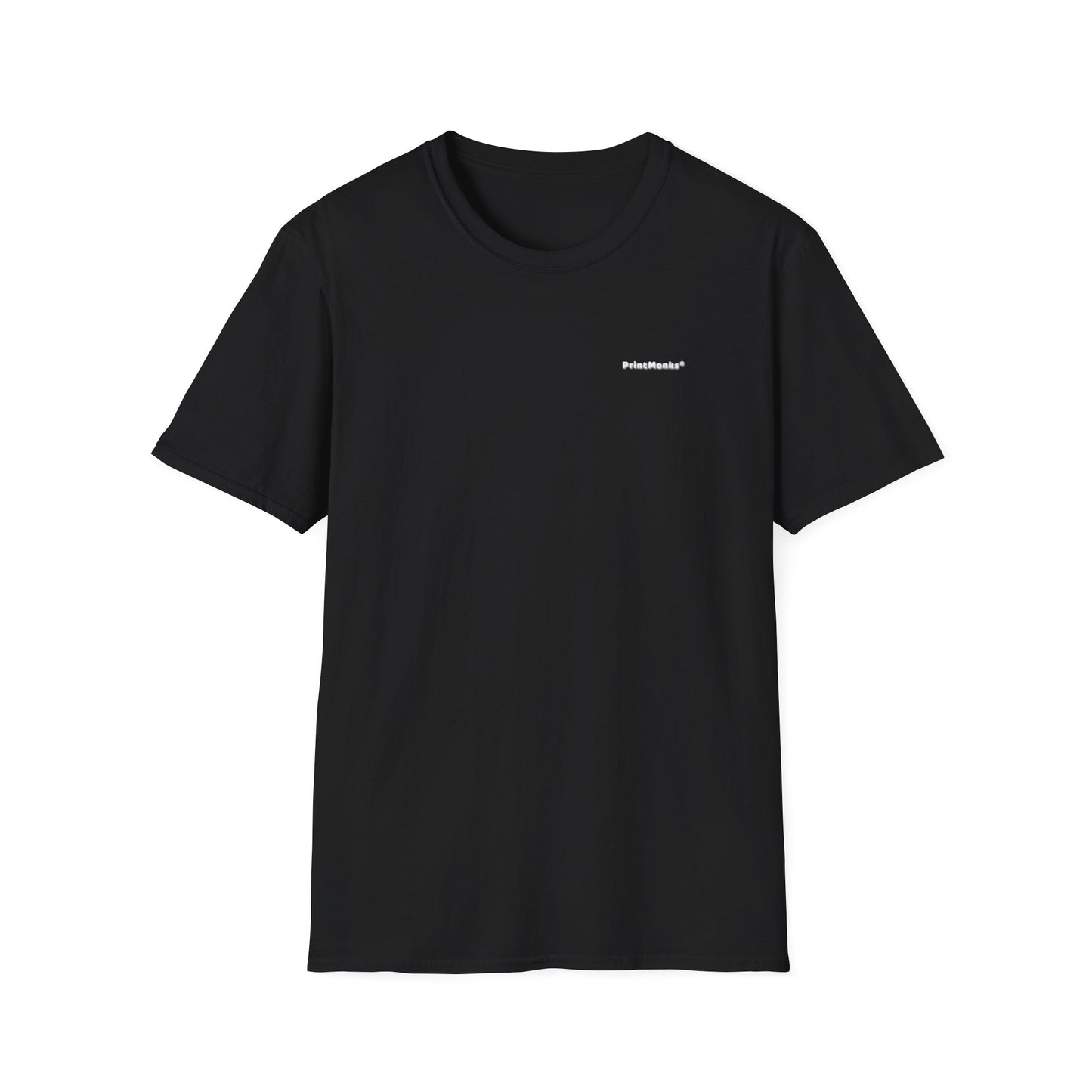 PrintMonks® Softstyle T-Shirt (Unisex, Schriftzug klein)