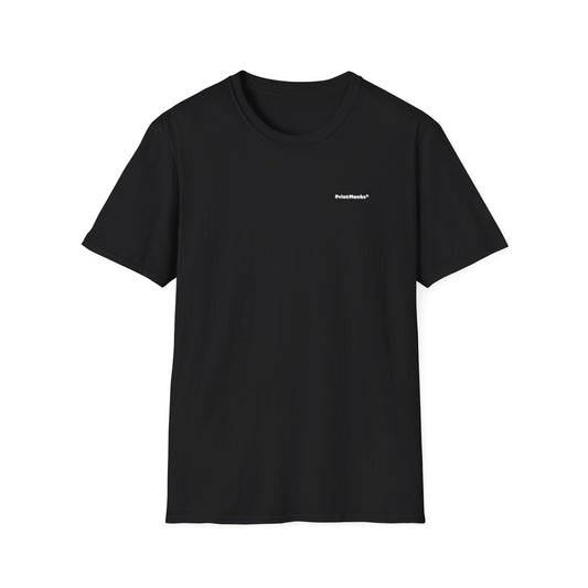 PrintMonks® Softstyle T-Shirt (Unisex, Schriftzug klein)