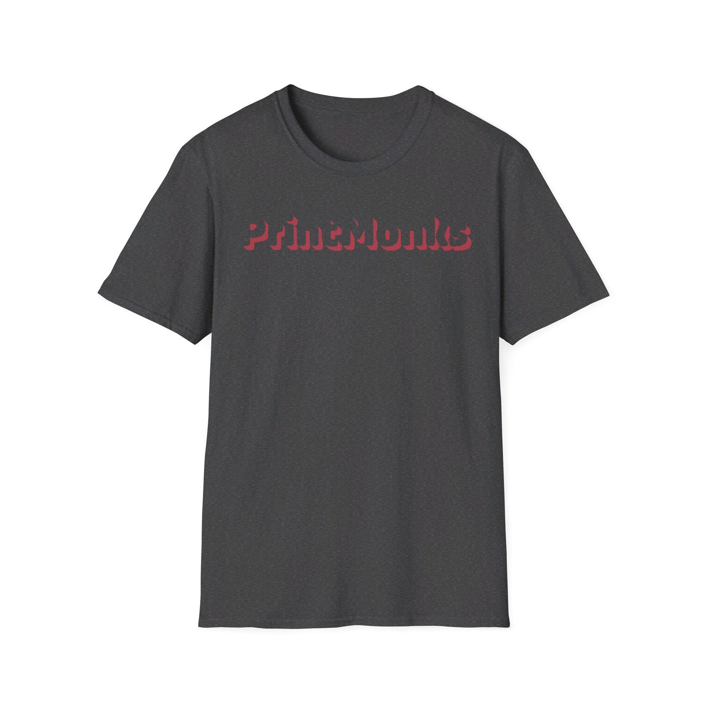 PrintMonks® Softstyle T-Shirt (Unisex, Schriftzug als Schatten)