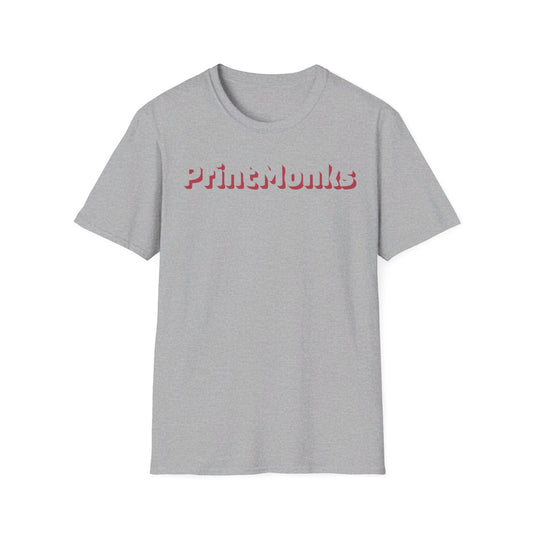 PrintMonks® Softstyle T-Shirt (Unisex, Schriftzug als Schatten)