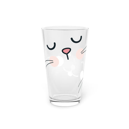 Hasengesichter - Pint-Glas