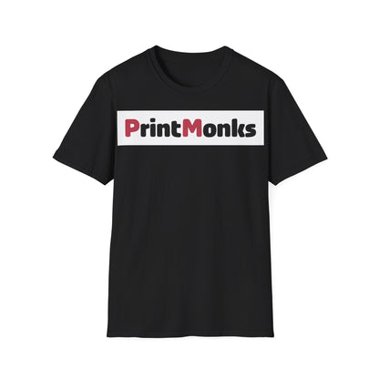 PrintMonks® Softstyle T-Shirt (Unisex, Schriftzug groß)