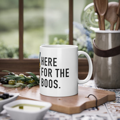 Halloween: HERE FOR THE BOOS - Tasse