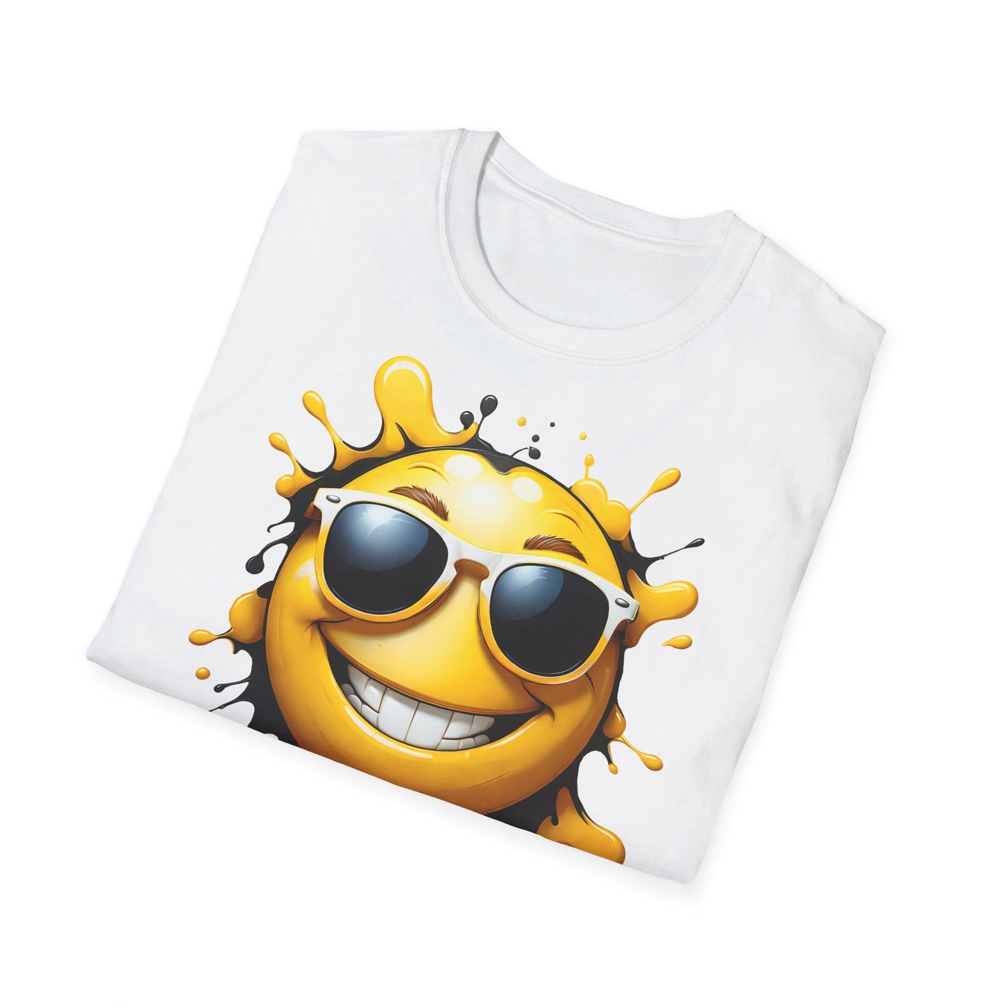 Sonnenbrillen-Emoji Softstyle T-Shirt (Unisex)