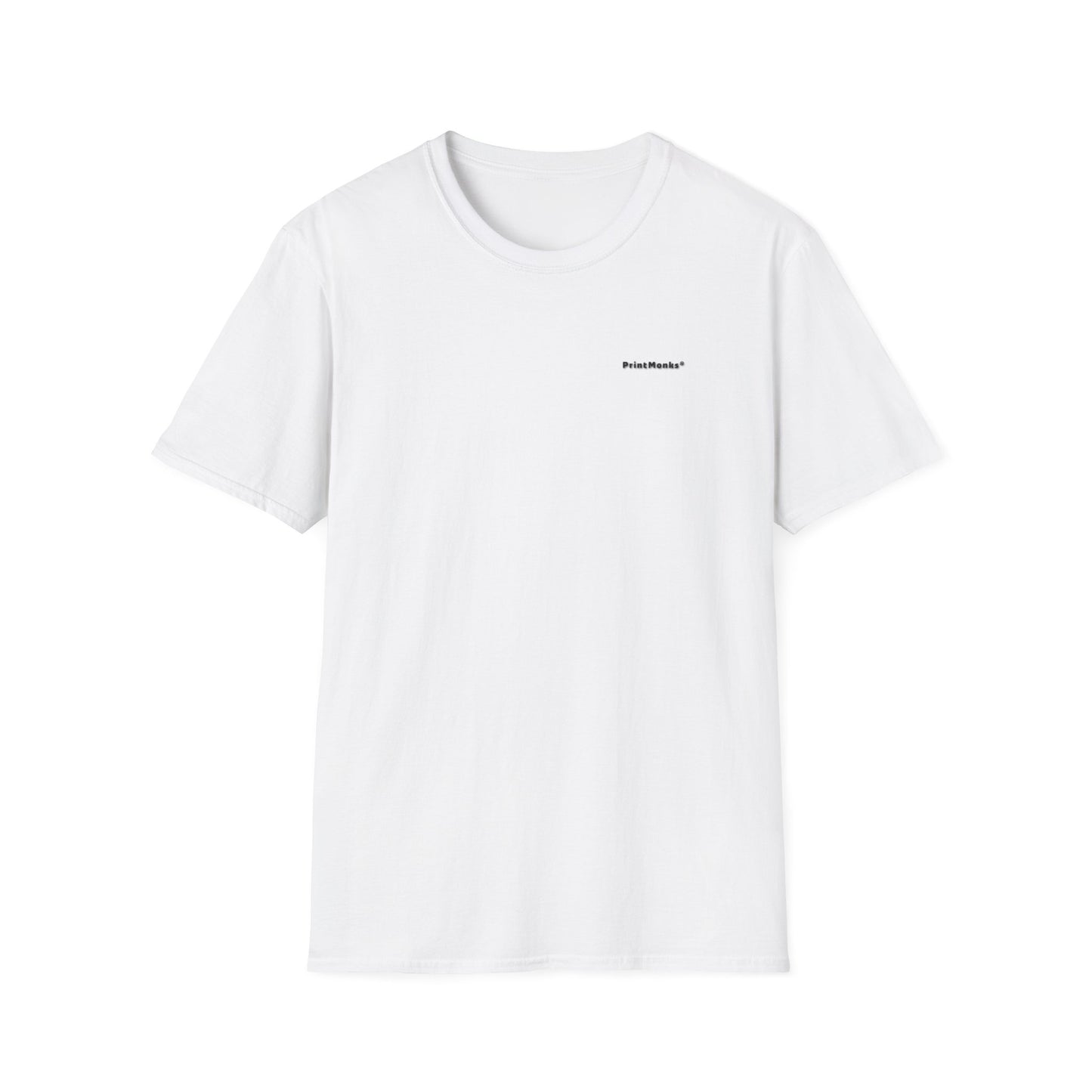 PrintMonks® Softstyle T-Shirt (Unisex, Schriftzug klein)